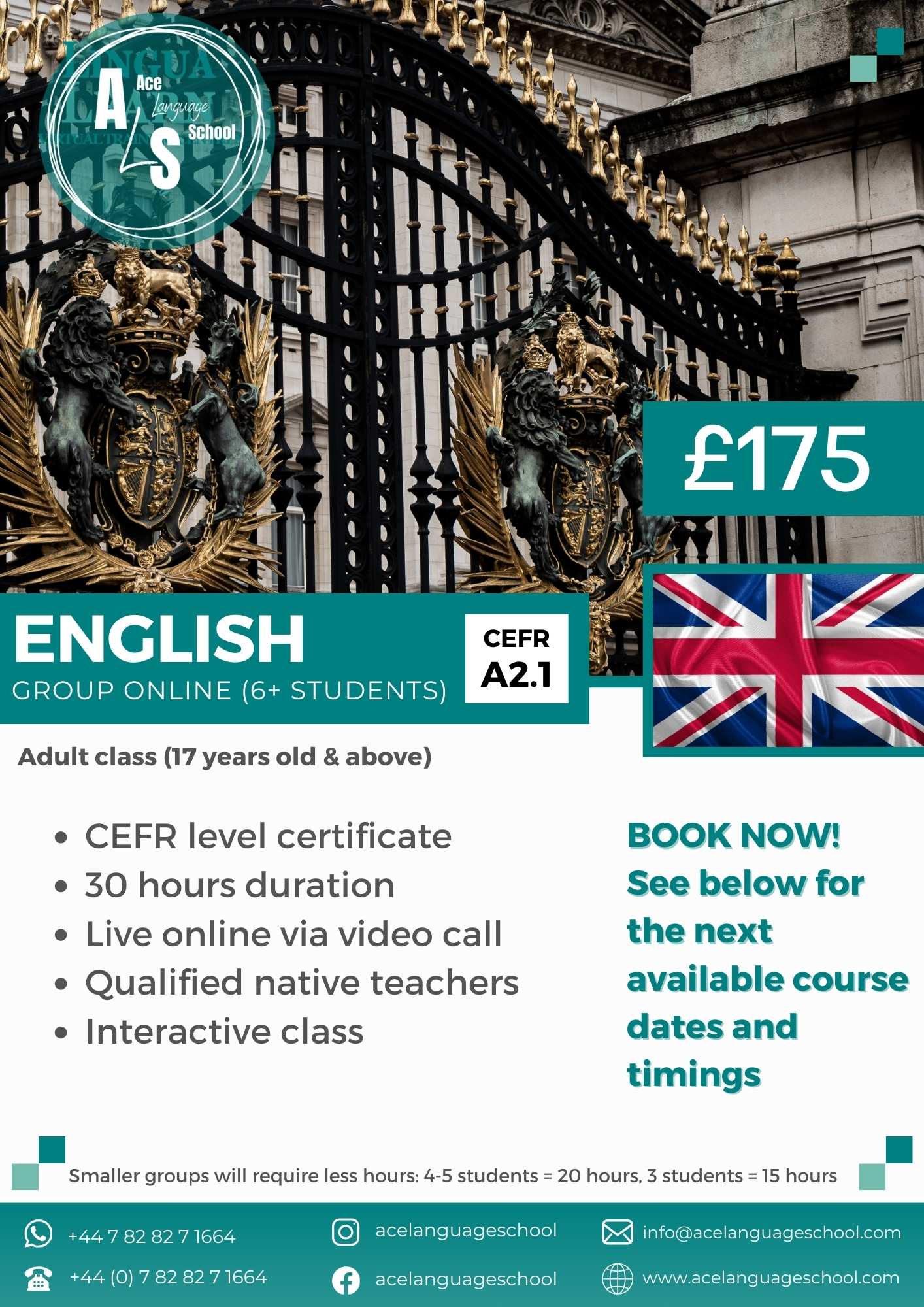 English A2.1 – UK