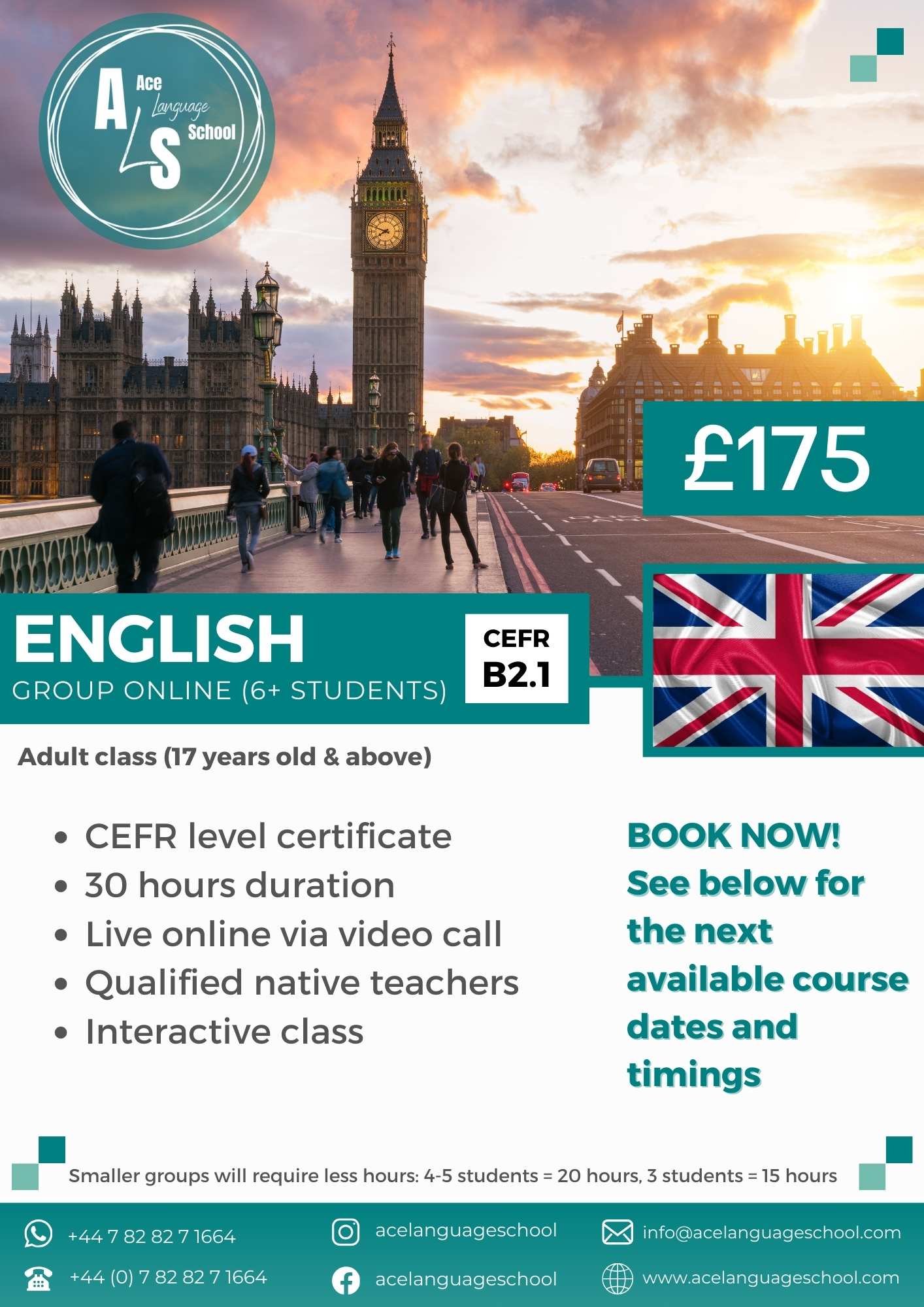 English B2.1 – UK