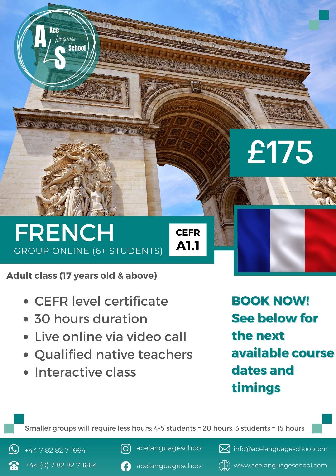 French A1.1 – UK