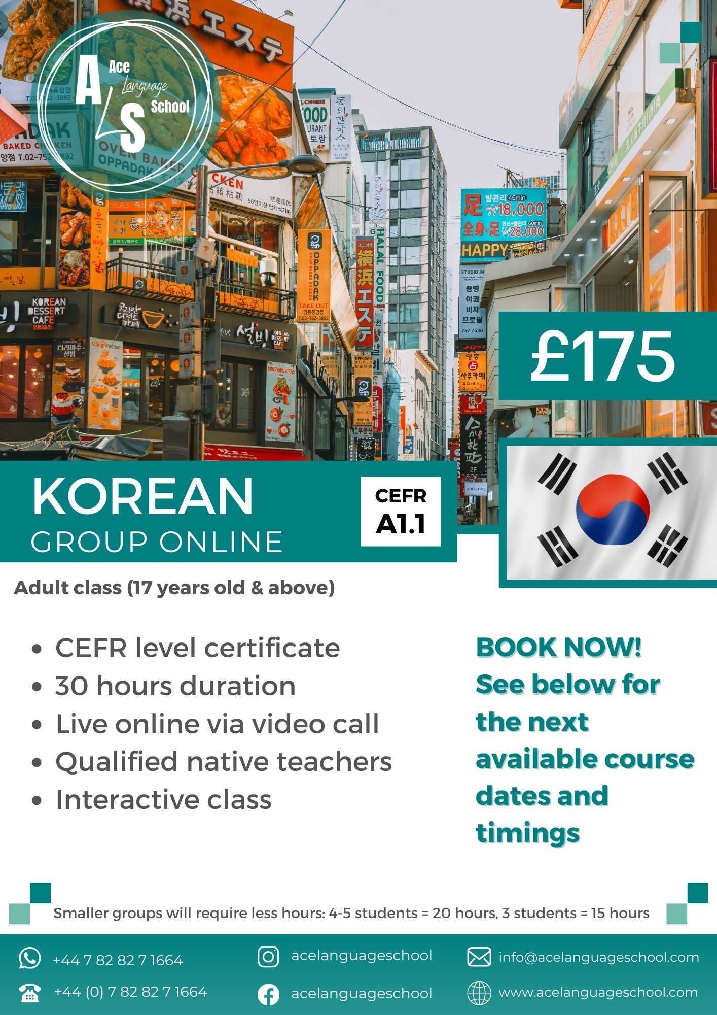 Korean A1.1 – UK