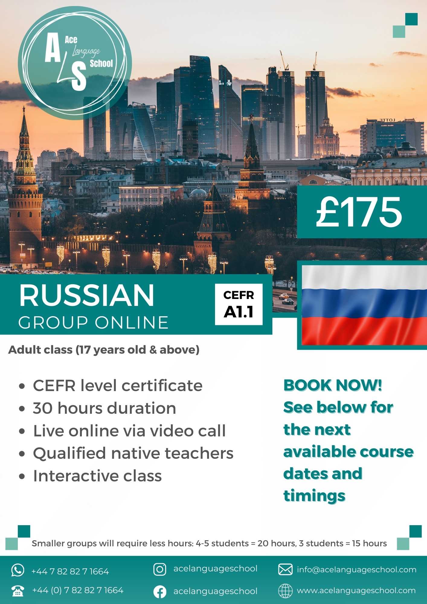 Russian A1.1 – UK Web