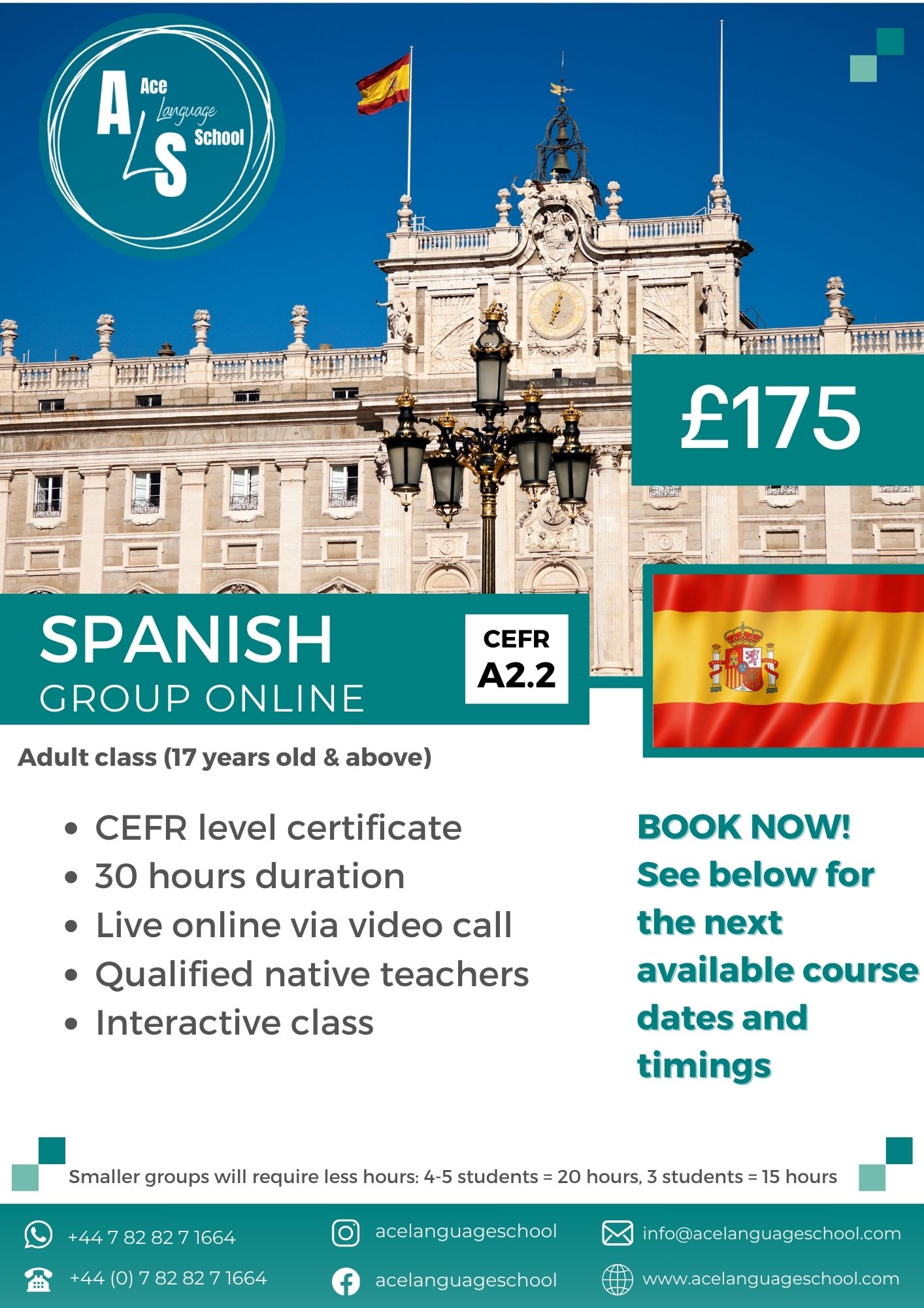 Spanish A2.2 – UK