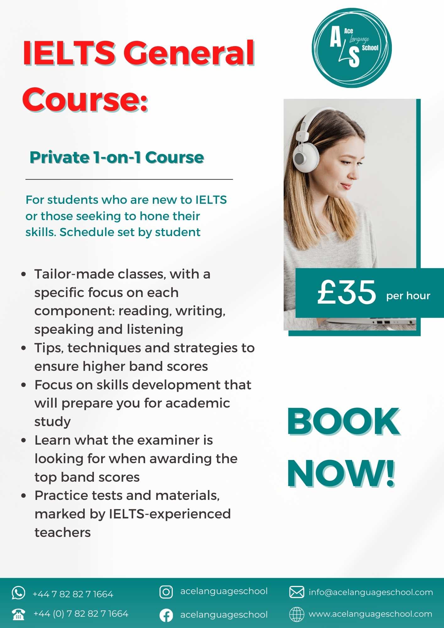 IELTS General Private Course – UK