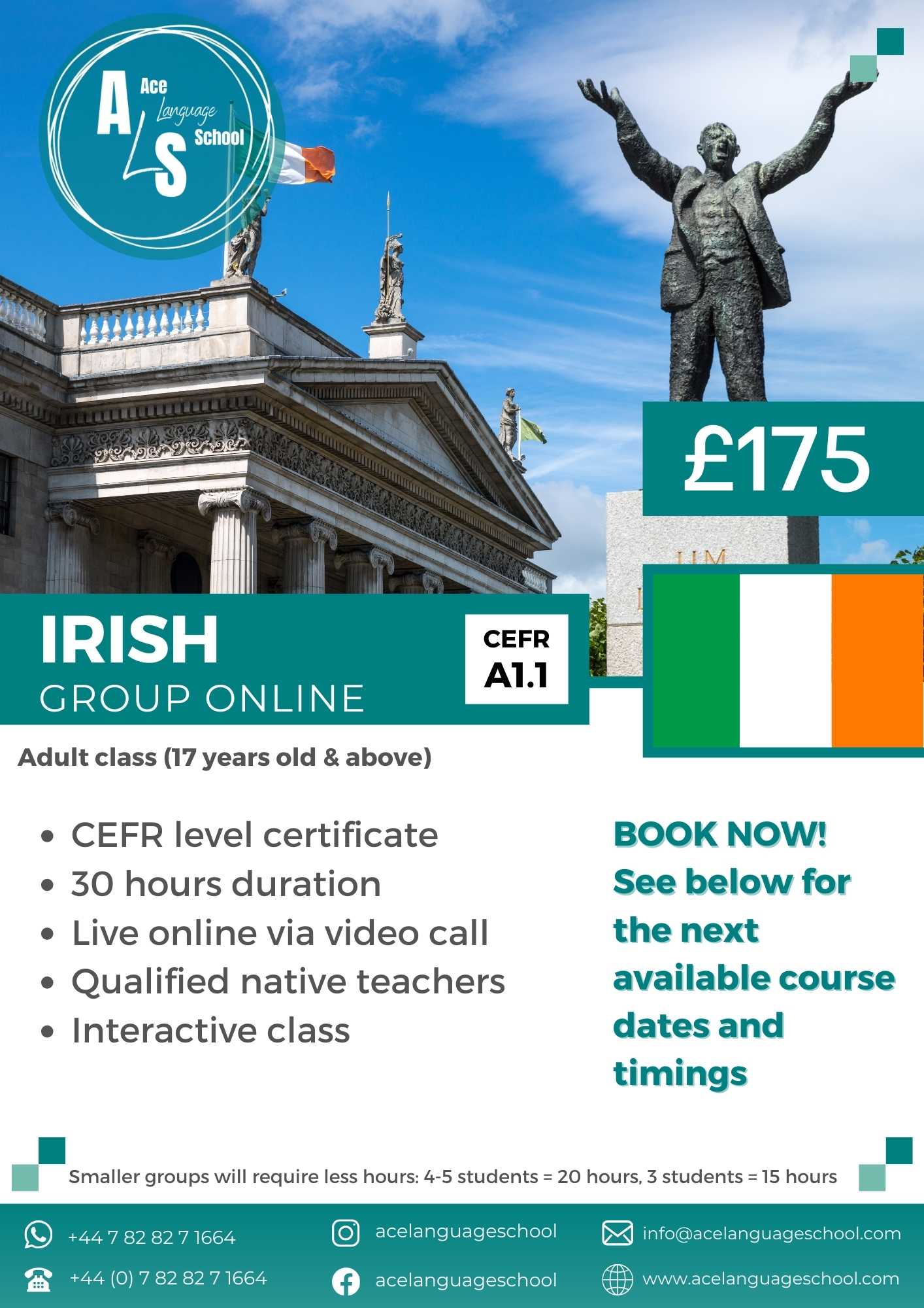 Irish A1.1 – UK