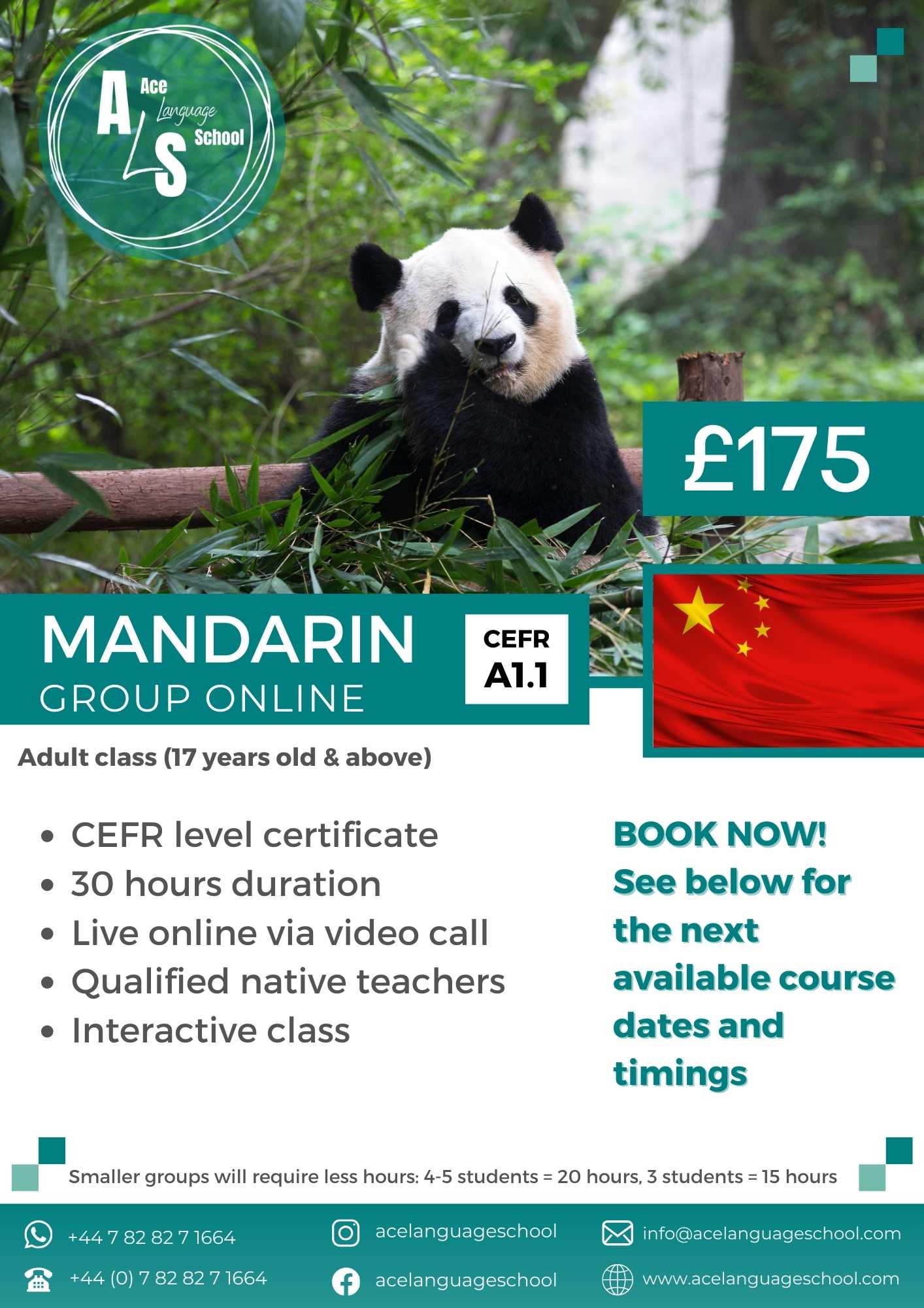 Mandarin A1.1 – UK Web